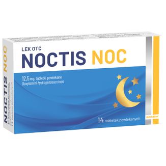 Noctis Noc 12,5 mg, 14 tabletek powlekanych - zdjęcie produktu