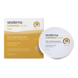 Sesderma Screenses Color, krem-bloker do twarzy w kompakcie, SPF50, light, 10 g - miniaturka zdjęcia produktu