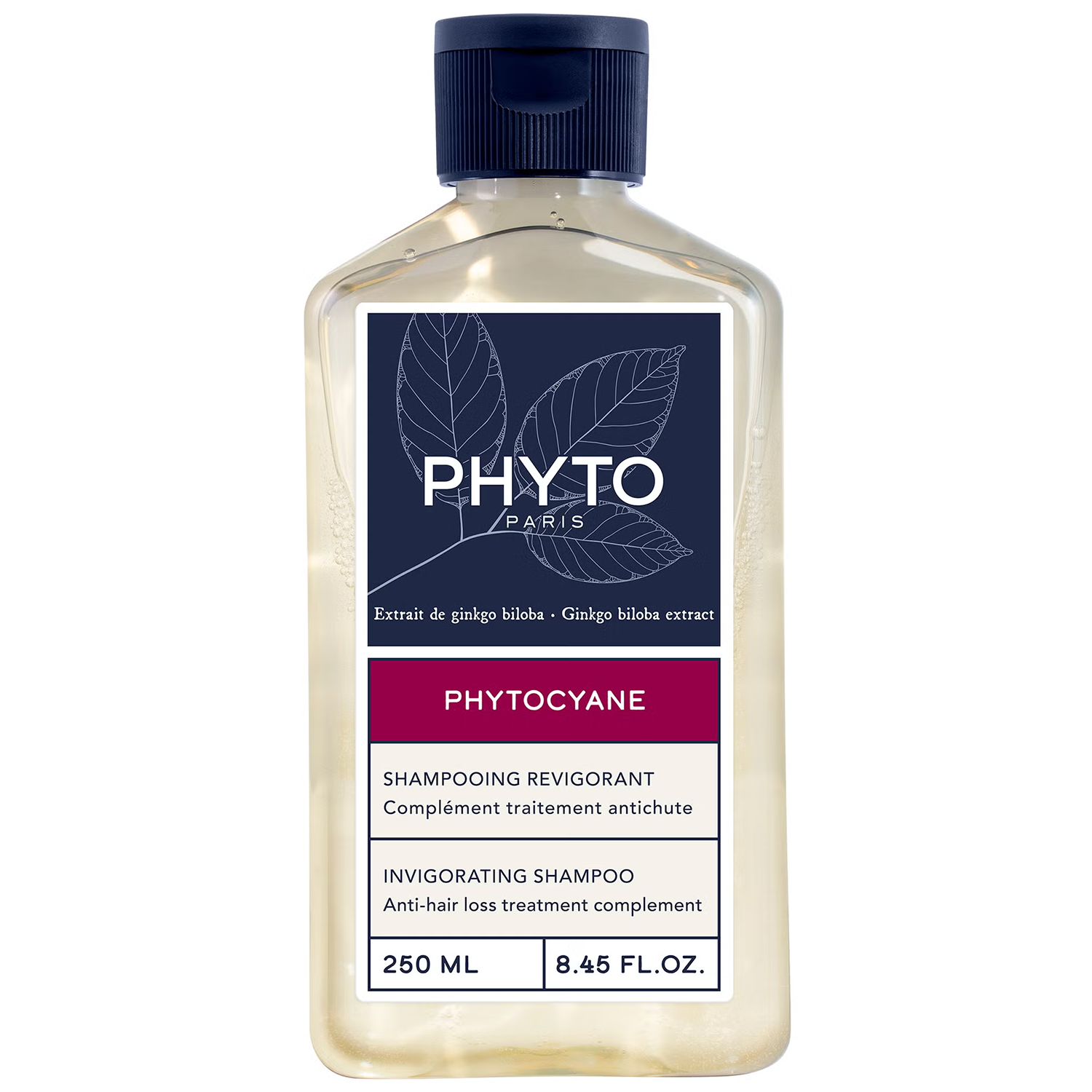 Phyto Phyto Phytocyane, revitalisierend Shampoo gegen Haarausfall, für Damen, 250 ml — Inhaltsstoffe und Bewertung