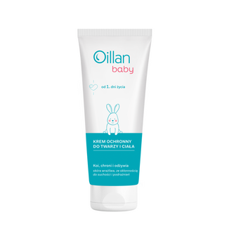 Oillan Baby, krem ochronny do twarzy i ciała, od 1 dnia życia, 75 ml - zdjęcie produktu