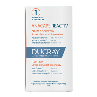 Ducray Anacaps Reactiv, 30 kapsułek - zdjęcie produktu