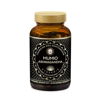 Mumio Ashwagandha, 60 kapsułek - zdjęcie produktu