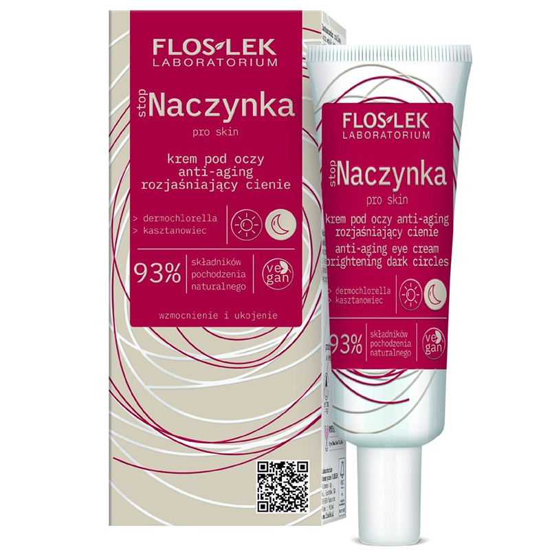 Flos-Lek Floslek StopNaczynka, Augencreme anti-aging, 30 ml — Inhaltsstoffe und Bewertung