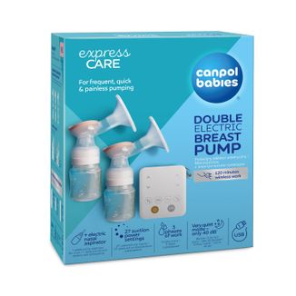 Canpol Babies Express Care, podwójny laktator elektryczny z aspiratorem do nosa - zdjęcie produktu