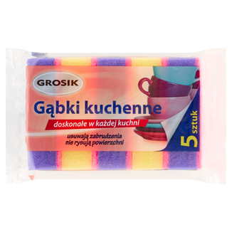 Grosik, gąbka kuchenna maxi, 5 sztuk - zdjęcie produktu