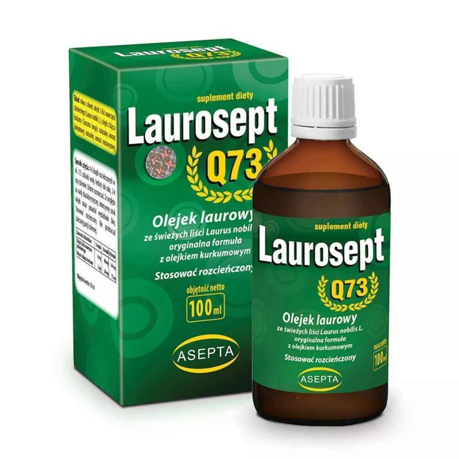 Nieznana Laurosept, olejek laurowy, 100 ml