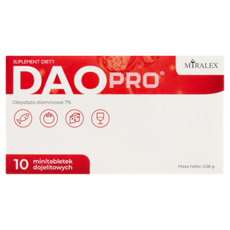 DAOPro, 10 minitabletek dojelitowych - zdjęcie produktu