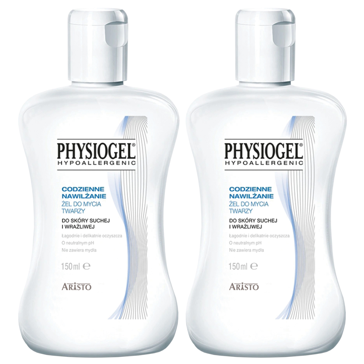 Physiogel Set Physiogel Codzienne Feuchtigkeitspflege, Gesichtsreinigungsgel, trockene Haut und empfindlich, 2 x 150 ml — Inhaltsstoffe und Bewertung