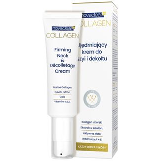Novaclear Collagen, krem ujędrniający do szyi i dekoltu, 50 ml Novaclear Collagen, krem ujędrniający do szyi i dekoltu, 50 ml - zdjęcie produktu