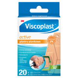 Viscoplast Active, amortyzujące plastry piankowe, 20 sztuk USZKODZONE OPAKOWANIE - miniaturka zdjęcia produktu