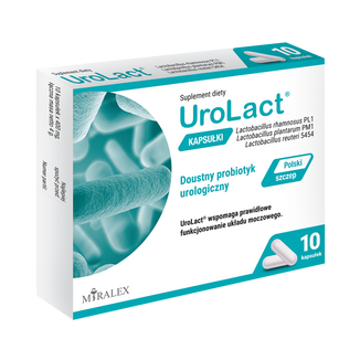 UroLact, 10 kapsułek USZKODZONE OPAKOWANIE - zdjęcie produktu
