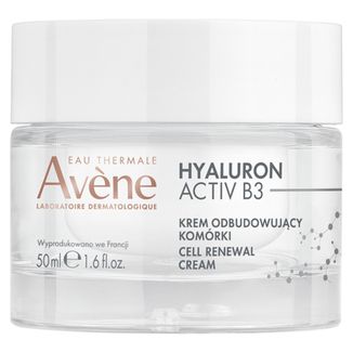 Avene Hyaluron Activ B3, krem odbudowujący komórki, 50 ml - zdjęcie produktu
