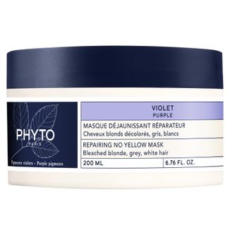 Phyto Purple, regenerująca maska do włosów No Yellow, 200 ml - zdjęcie produktu