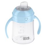 Lovi, pierwszy kubek z ustnikiem, od 6 miesiąca, niebieski, 35/358, 150 ml - miniaturka zdjęcia produktu