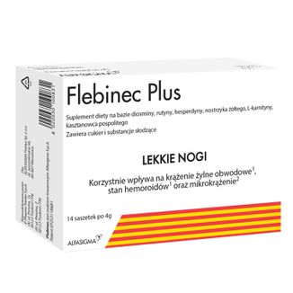 Flebinec Plus, 14 saszetek KRÓTKA DATA - zdjęcie produktu