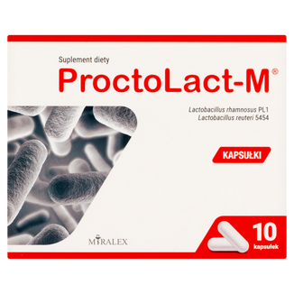 ProctoLact-M, 10 kapsułek KRÓTKA DATA - zdjęcie produktu