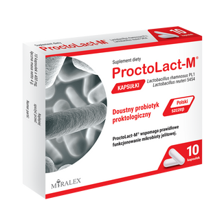 ProctoLact-M, 10 kapsułek USZKODZONE OPAKOWANIE - zdjęcie produktu