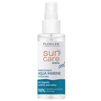 Flos-Lek Sun Care Derma Cool, nawilżająca mgiełka do twarzy, ciała i włosów Aqua Marine, 95 ml - zdjęcie produktu