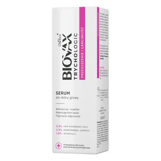 Biovax Trychologic Przesuszenie i Łamliwość, serum do skóry głowy, 50 ml - zdjęcie produktu