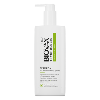 Biovax Trychologic Przetłuszczanie, szampon do włosów i skóry głowy, 200 ml - zdjęcie produktu