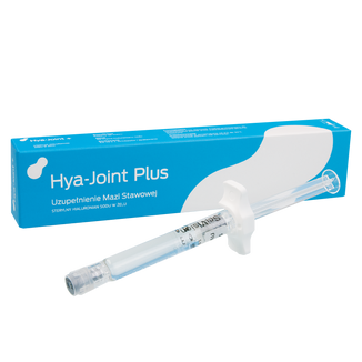Hya-Joint Plus 2%, sterylny hialuronian sodu w żelu, 3 ml x 1 ampułkostrzykawka - zdjęcie produktu