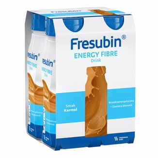 Fresubin Energy Fibre Drink, preparat odżywczy, smak karmelowy, 4 x 200 ml USZKODZONE OPAKOWANIE - zdjęcie produktu