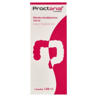 Proctanal Enema, wlewka doodbytnicza, 120 ml - zdjęcie produktu