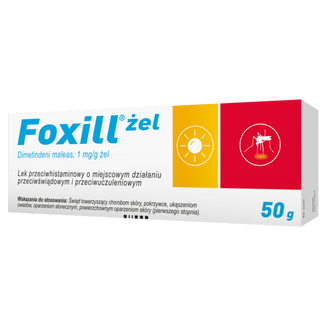 Foxill, 1 mg/ g, żel, 50 g USZKODZONE OPAKOWANIE - zdjęcie produktu
