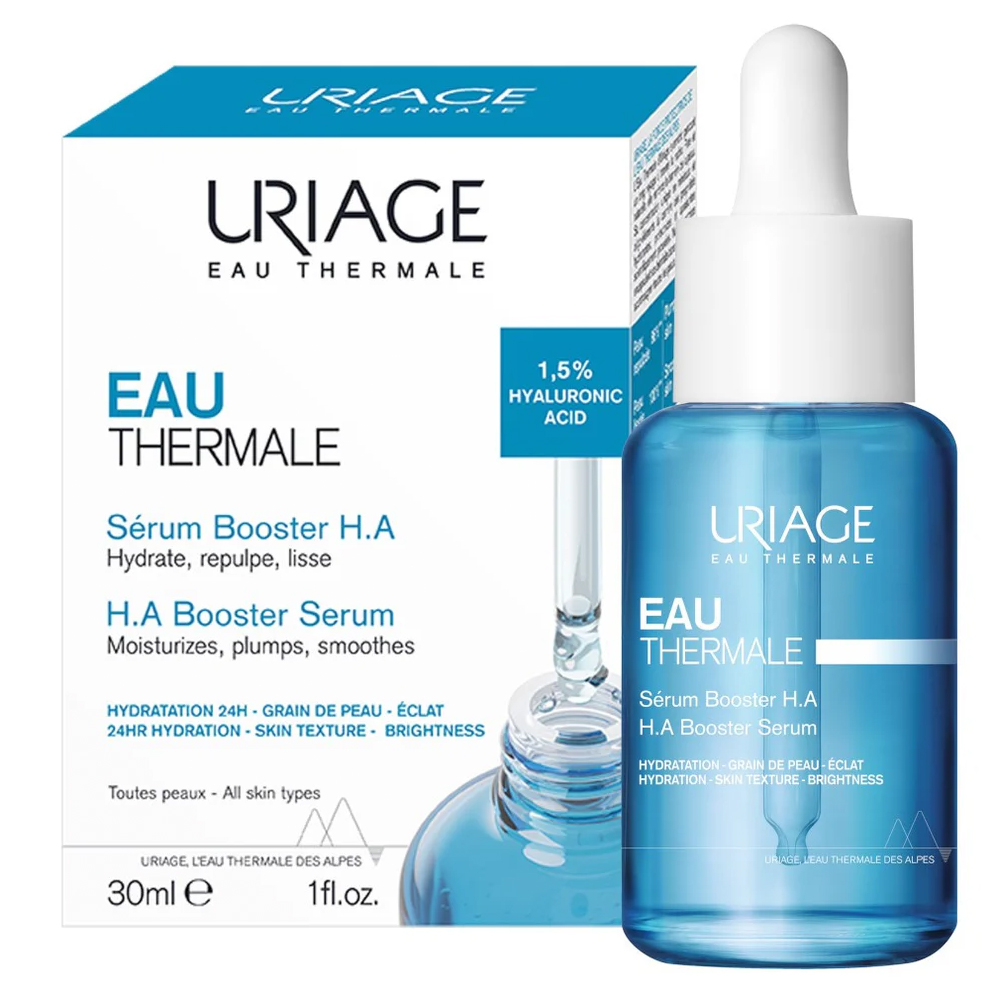 Uriage Uraige Eau Thermale, HA Booster serum feuchtigkeitsspendend, 30 ml — Inhaltsstoffe und Bewertung