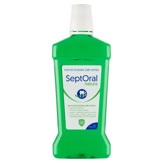 SeptOral Natura, płyn do płukania jamy ustnej, bez alkoholu, 500 ml - zdjęcie produktu
