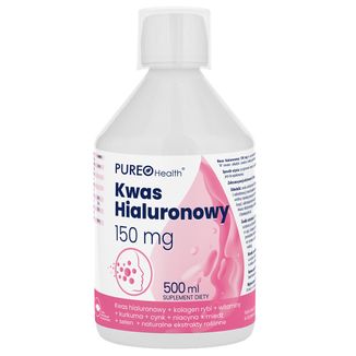 Pureo Health Kwas hialuronowy 150 mg, 500 ml - zdjęcie produktu