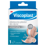 Viscoplast Elastyczny, plaster do cięcia, beżowy, 1 m x 6 cm, 1 sztuka - miniaturka zdjęcia produktu