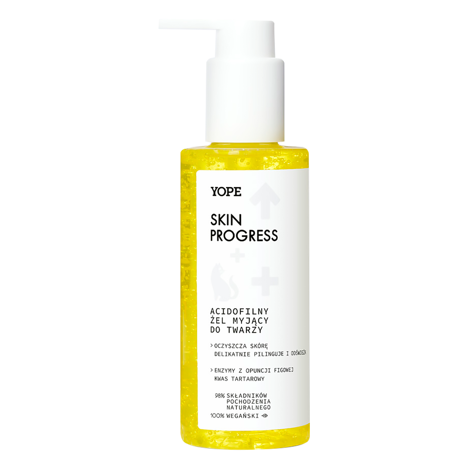 Nieznana Yope Skin Progress, acidofilny żel myjący do twarzy, 150 ml