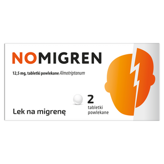 Nomigren 12,5 mg, 2 tabletki powlekane - zdjęcie produktu