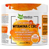 EkaMedica Witamina C CBC, smak pomarańczowy, 250 g - miniaturka zdjęcia produktu