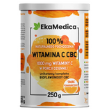 EkaMedica Witamina C CBC, smak pomarańczowy, 250 g - miniaturka zdjęcia produktu