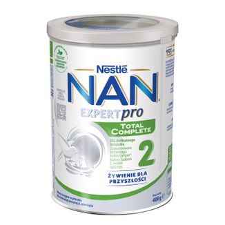 Nestle NAN Expertpro Total Complete 2, mleko następne, powyżej 6 miesiąca, 400 g - zdjęcie produktu