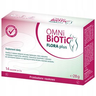 OmniBiotic Flora Plus, proszek, 2 g x  14 saszetek - zdjęcie produktu