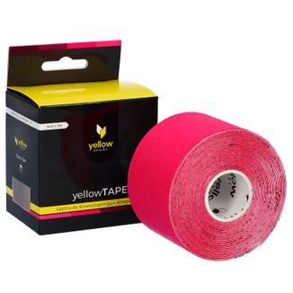 YellowSport YellowTape, taśma do kinesiotapingu, różowa, 5 cm x 5 m - zdjęcie produktu