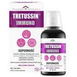 Tretussin Immuno, od 3 lat, smak czarnej porzeczki, 150 ml USZKODZONE OPAKOWANIE Tretussin Immuno, od 3 lat, smak czarnej porzeczki, 150 ml USZKODZONE OPAKOWANIE - miniaturka zdjęcia produktu