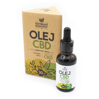 Kombinat Konopny Olej CBD 500 mg, 30 ml KRÓTKA DATA - zdjęcie produktu