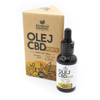 Kombinat Konopny Olej CBD Forte 1000 mg, 30 ml - zdjęcie produktu