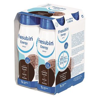 Fresubin Energy Drink, preparat odżywczy, smak czekoladowy, 4 x 200 ml - zdjęcie produktu
