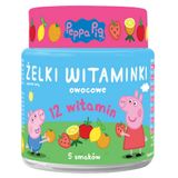 Żelki Witaminki Świnka Peppa, smak owocowy, od 3 lat, 60 sztuk - miniaturka zdjęcia produktu