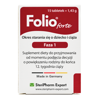 Folio Forte Faza 1, 90 tabletek - zdjęcie produktu