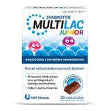 Multilac Junior Synbiotyk, czekoladki, 20 sztuk - miniaturka zdjęcia produktu