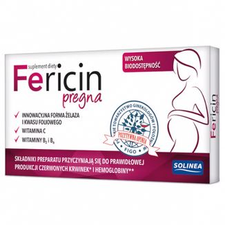 Fericin Pregna, 30 tabletek KRÓTKA DATA - zdjęcie produktu