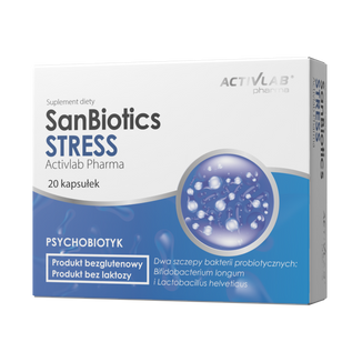 Activlab Pharma SanBiotics Stress, 20 kapsułek - zdjęcie produktu
