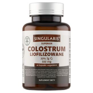 Singularis Superior Colostrum Liofilizowane 30% Ig G, 60 kapsułek - zdjęcie produktu