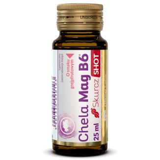 Olimp Chela-Mag B6 Skurcz Shot, smak grejpfrutowy, 25 ml - zdjęcie produktu